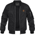 Men's Atlanta United FC Lightweight Bomber Jacket Windbreaker Softshell Varsity Jacket Coat
