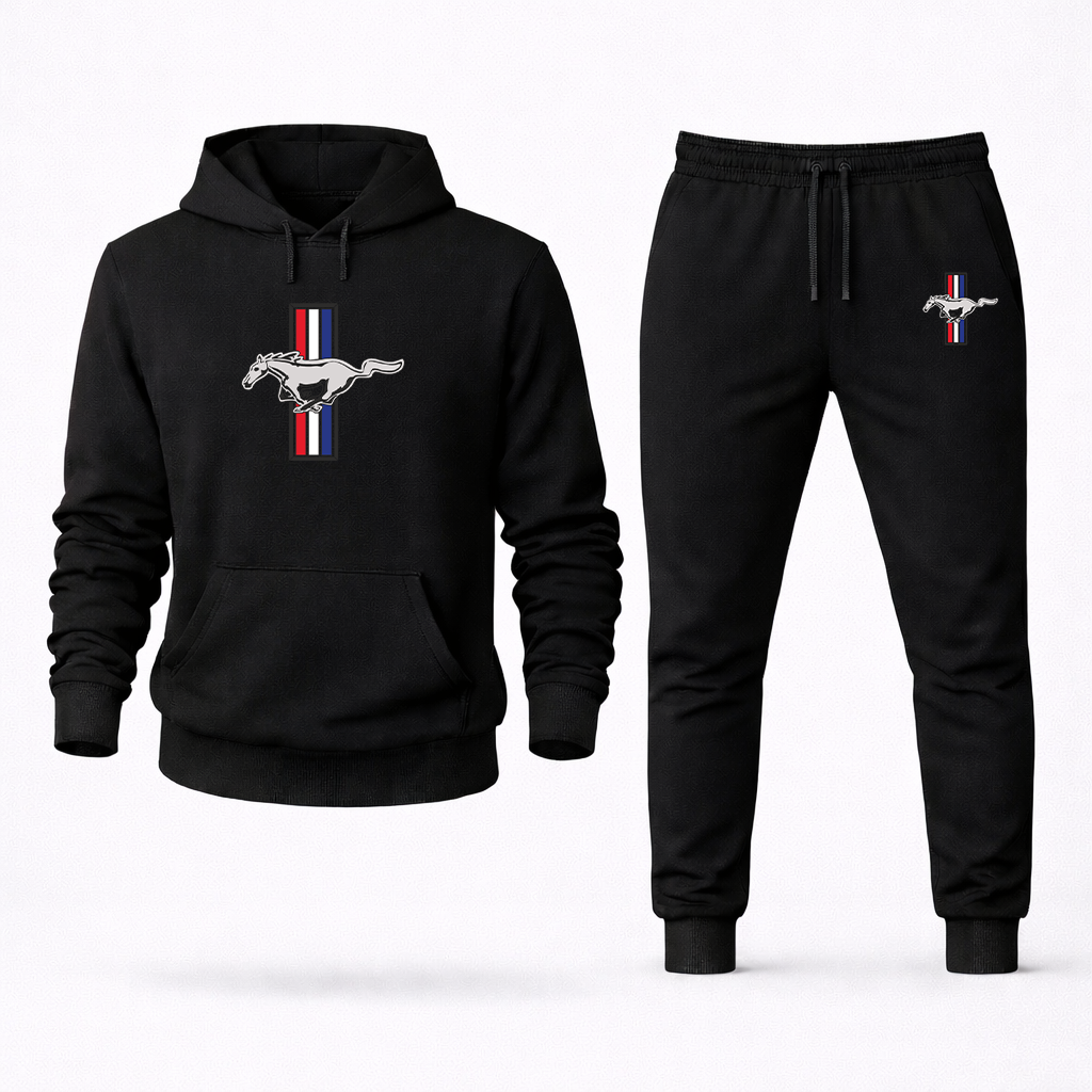 Men's Ford Mustang New Car Hoodie Joggers Set