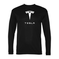 Men's Tesla Car -  Polyester Long Sleeve T-Shirt