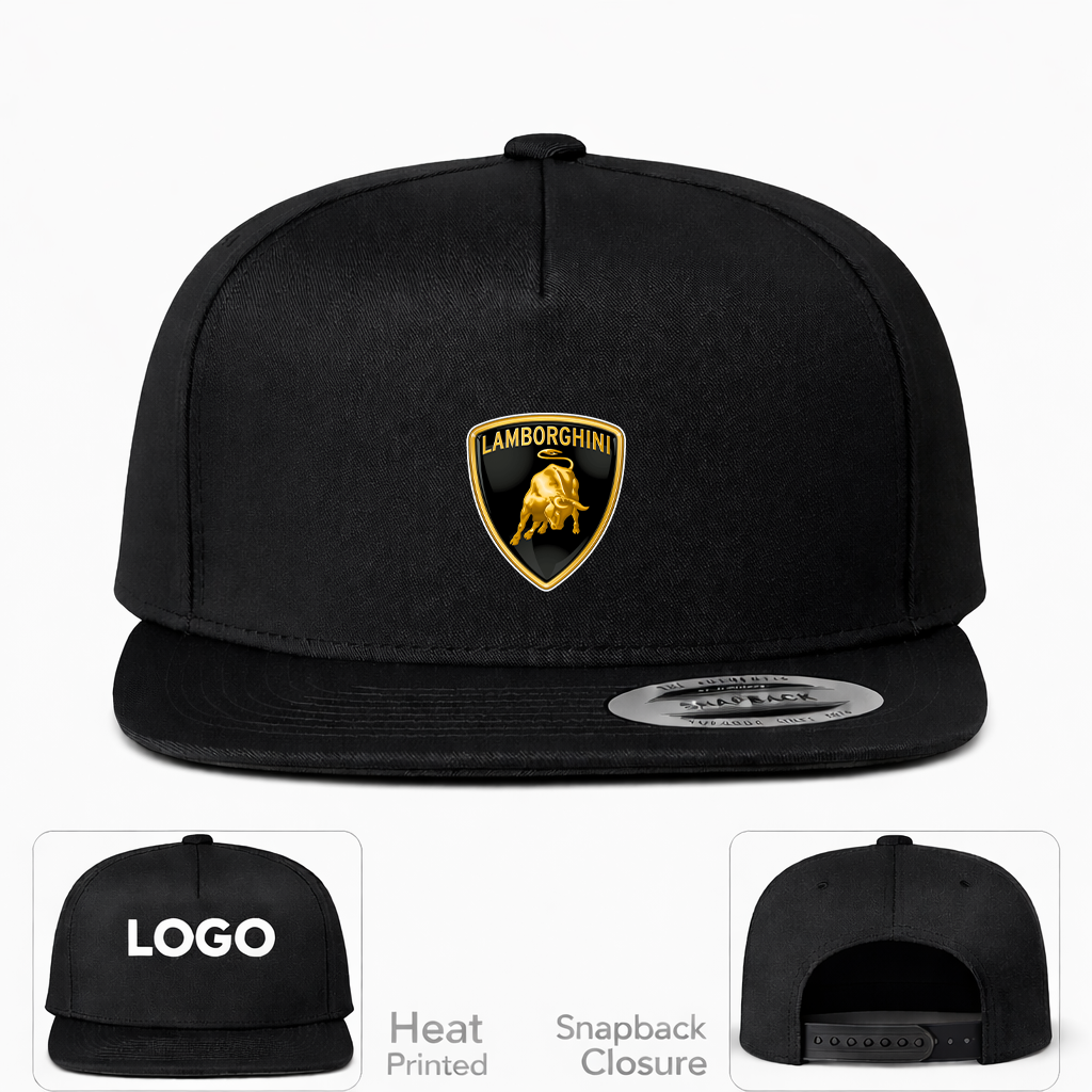 Lamborghini Car Snapback Hat