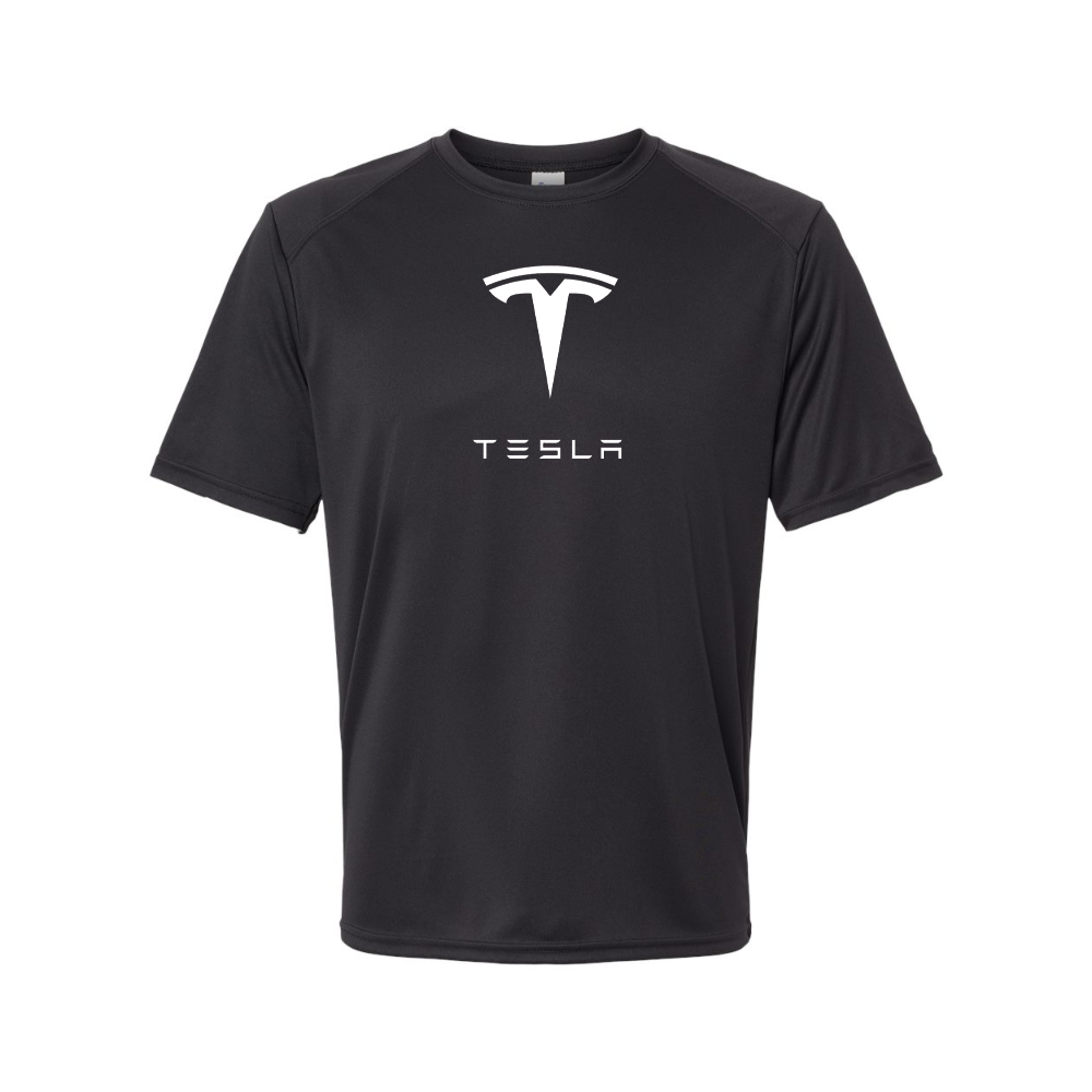 Men’s Tesla Motorsports Car Polyester T-Shirt