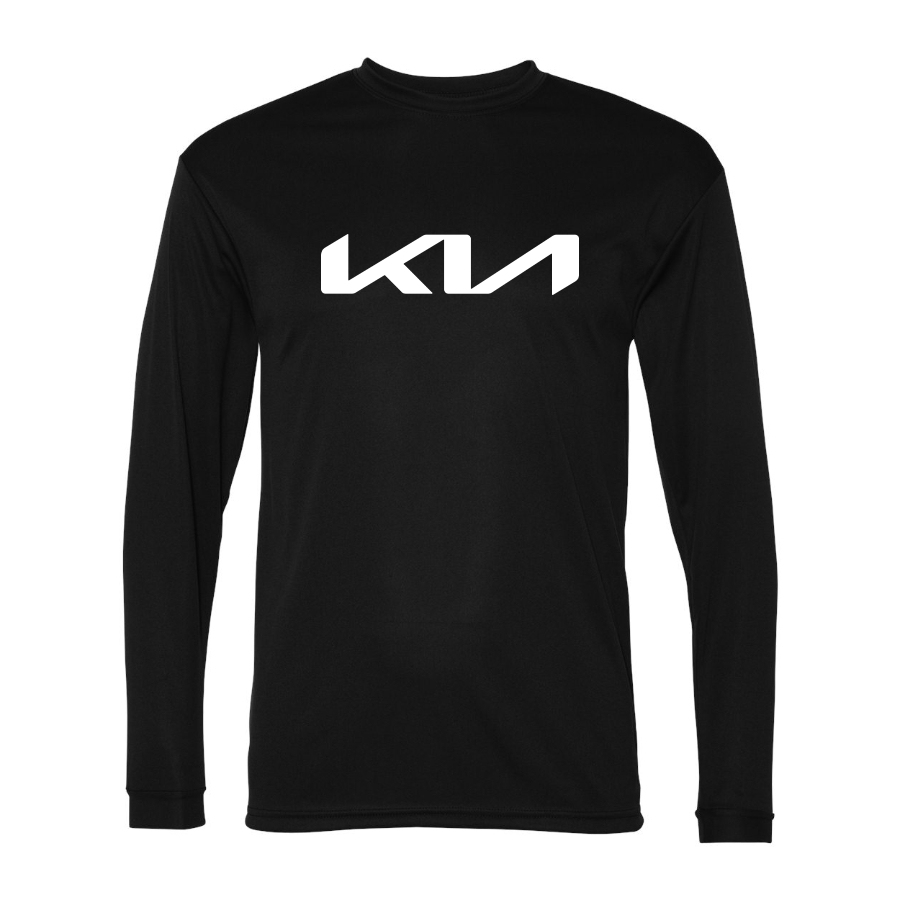 Men's Kia Car -  Polyester Long Sleeve T-Shirt