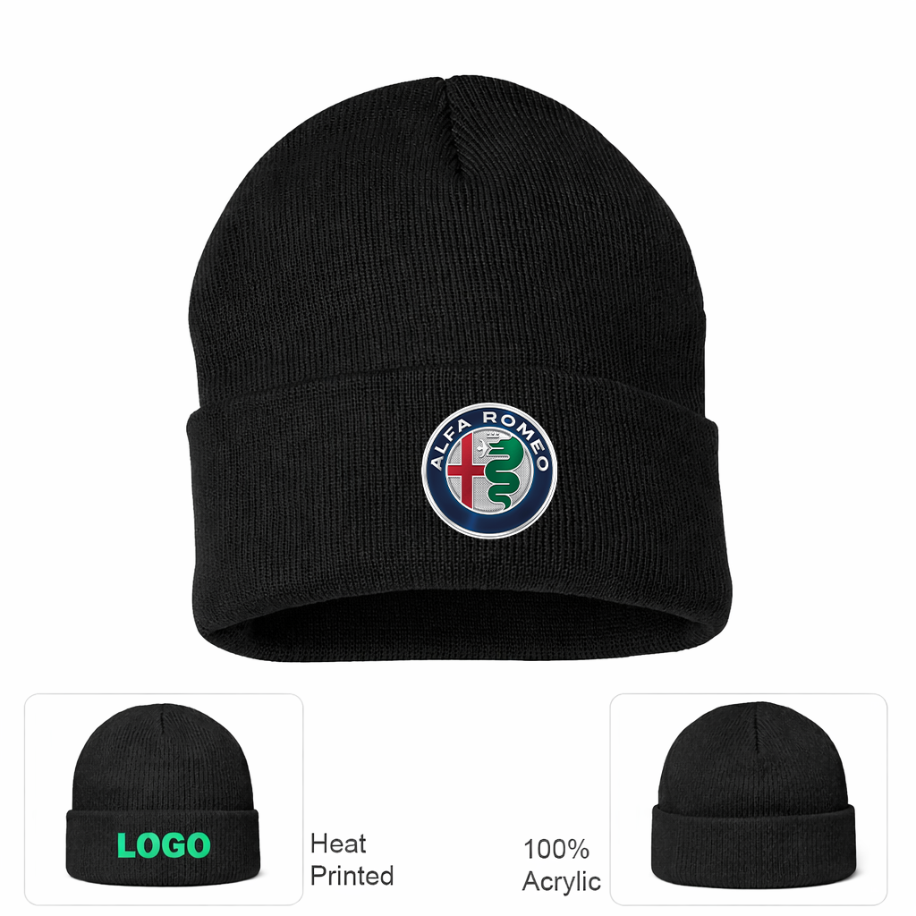 Alfa Romeo Car Cuffed  Beanie Hat