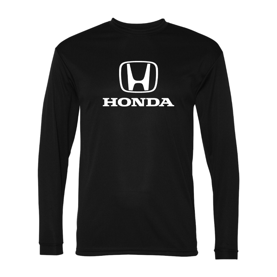 Men's Honda Motorsport -  Polyester Long Sleeve T-Shirt