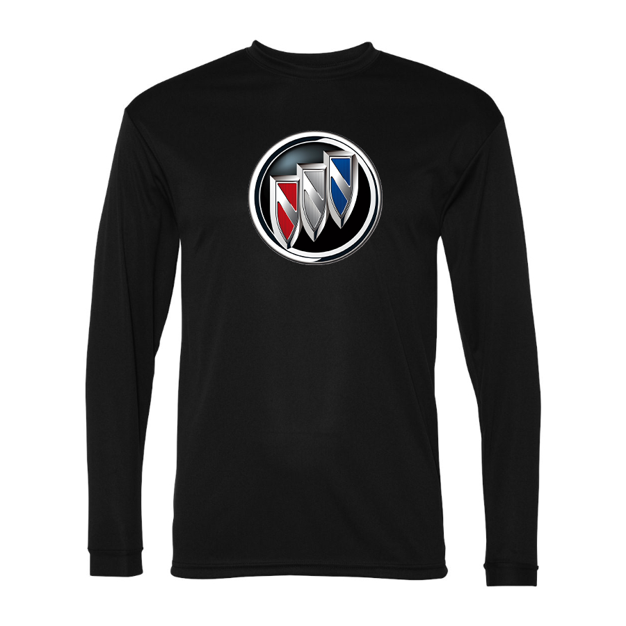 Men's Buick Car -  Polyester Long Sleeve T-Shirt