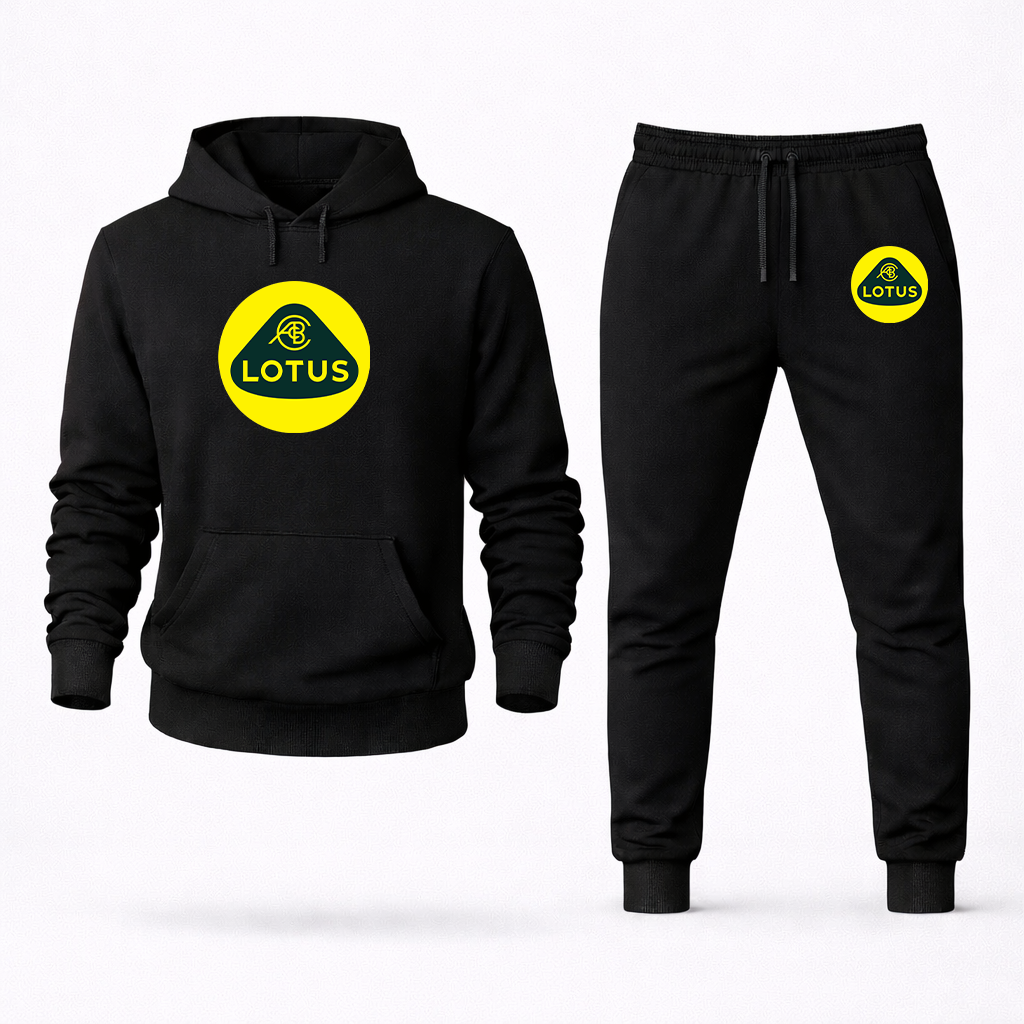 Men's Lotus Car Hoodie Joggers Set