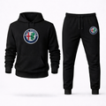 Men's Alfa Romeo Car Hoodie Joggers Set