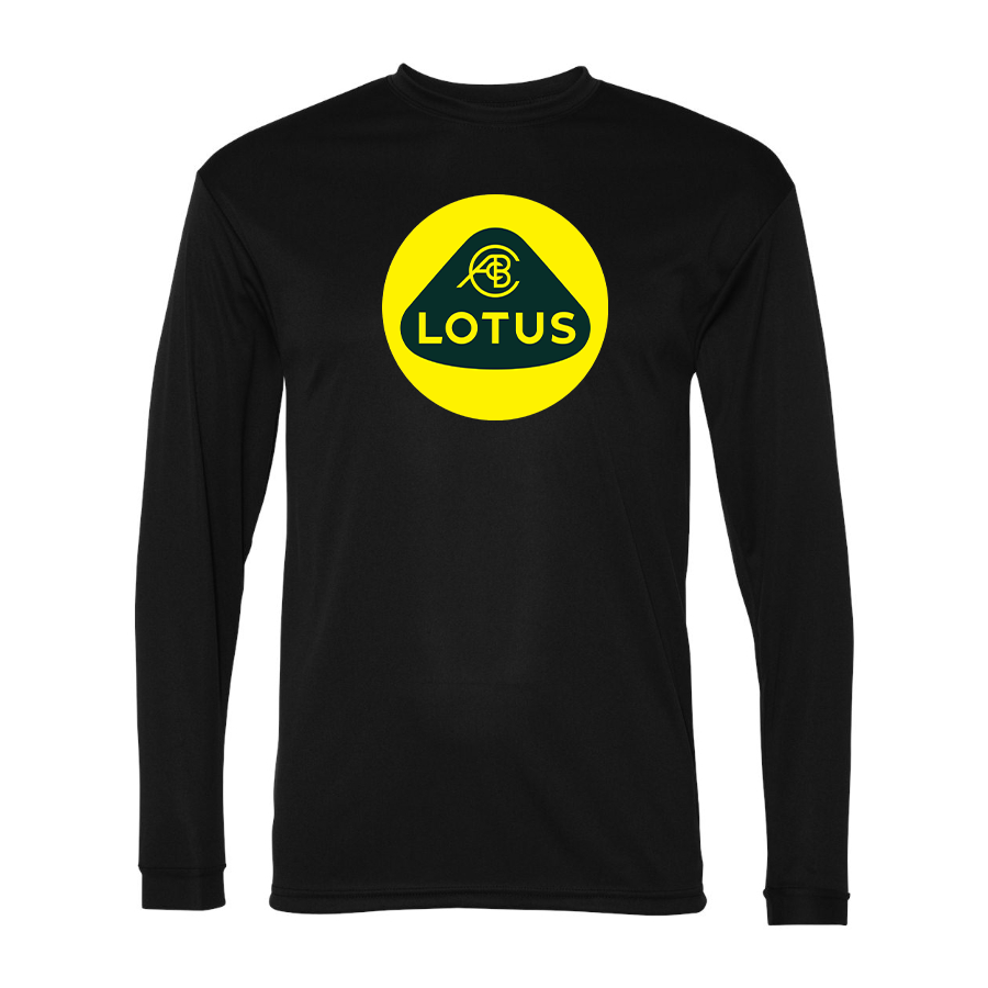 Men's Lotus Car -  Polyester Long Sleeve T-Shirt
