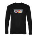 Men's Cadillac Car -  Polyester Long Sleeve T-Shirt