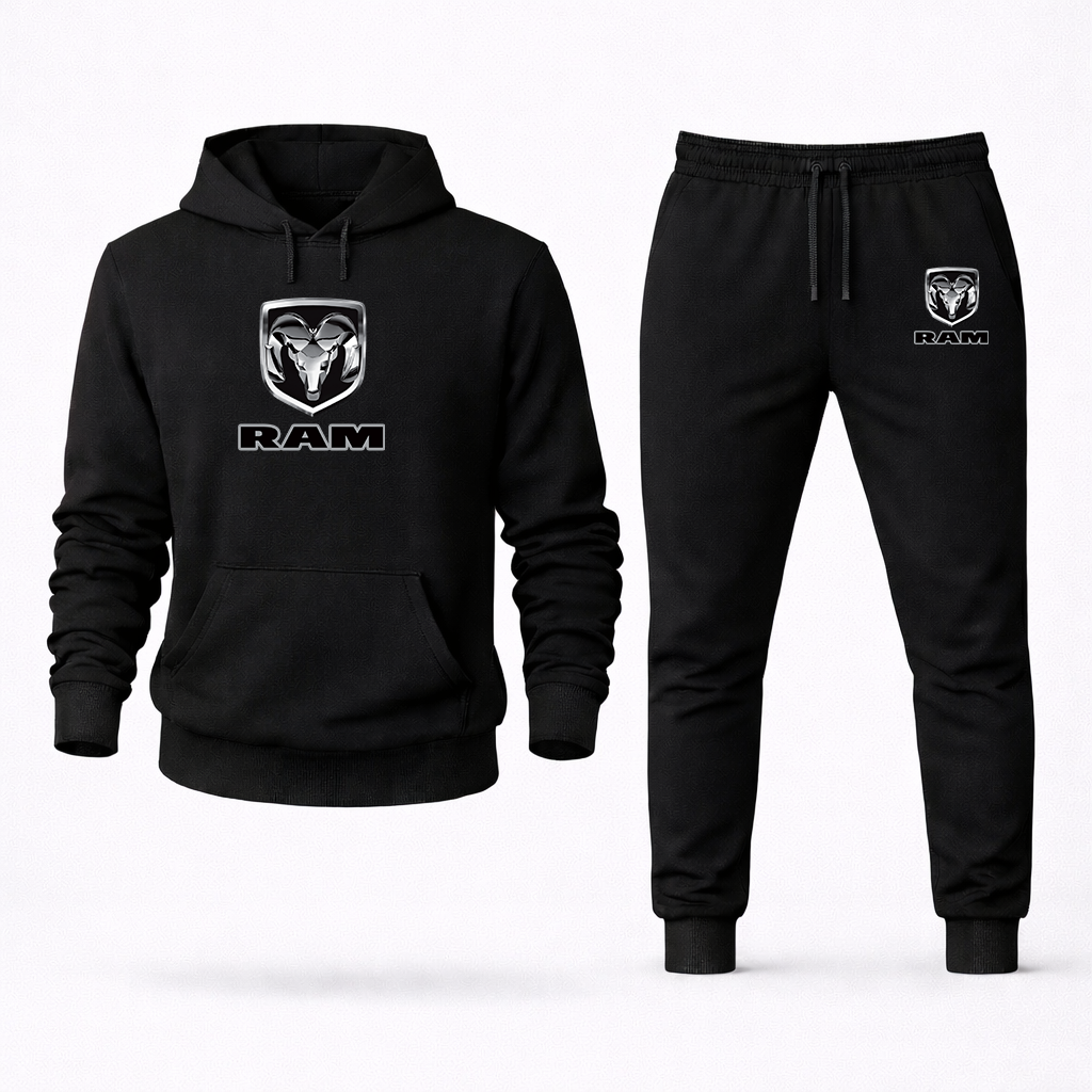 Men’s Ram Truck Logo Hoodie Joggers Set