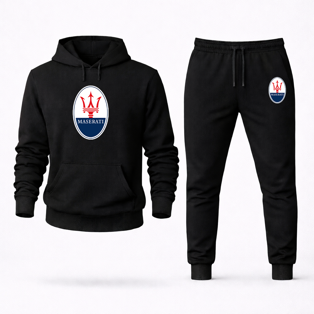 Men’s Maserati Car Hoodie Joggers Set