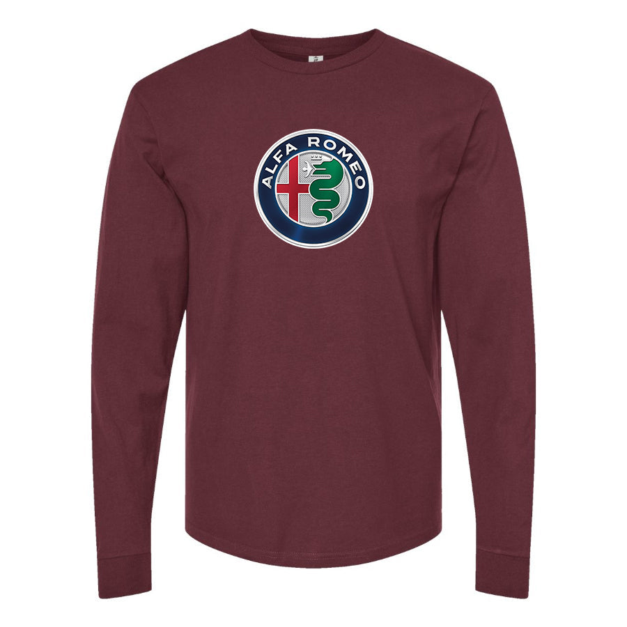 Men's Alfa Romeo Car Long Sleeve T-Shirt