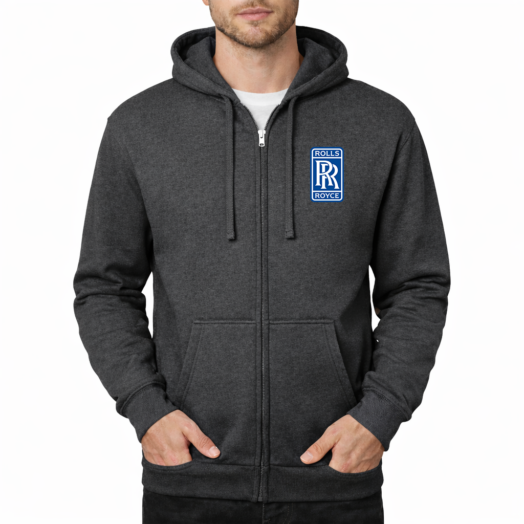 Men’s Rolls Royce Motorsport Car Zipper Hoodie