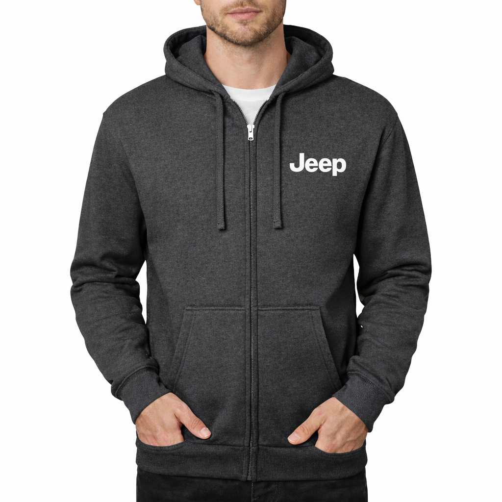 Men’s Jeep Car Zipper Hoodie