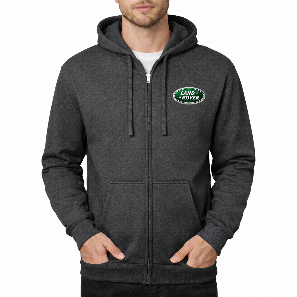 Men’s Land Rover Car Zipper Hoodie