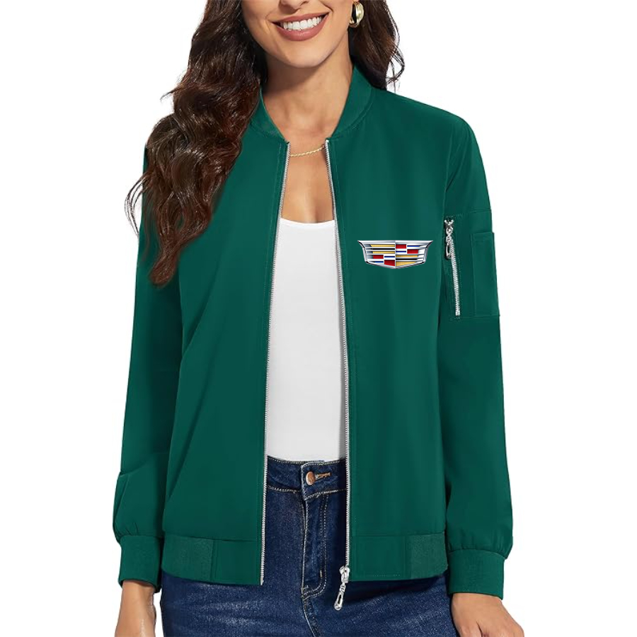 Women's Cadillac Car - Premium Bomber Jacket  Outerwear