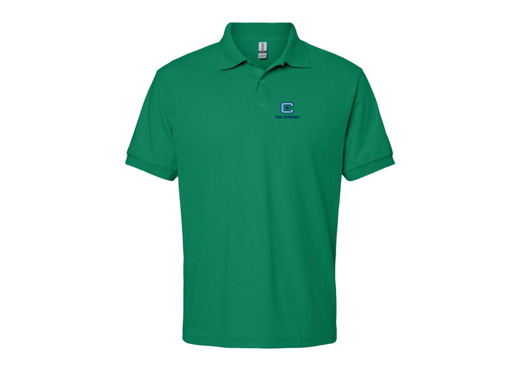 Men' The Citadel Bulldogs  Dry Blend Jersey Polo