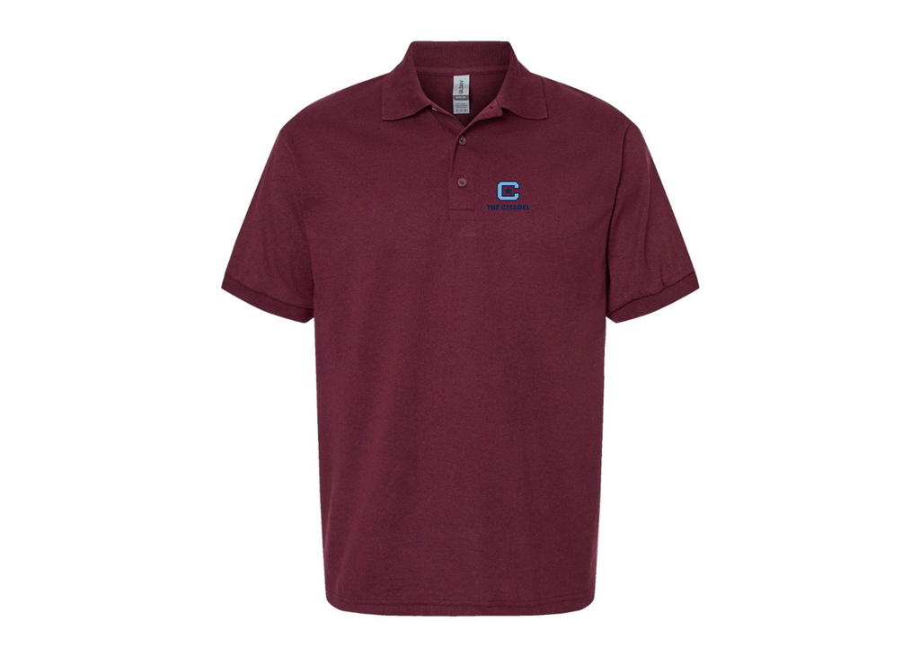 Men' The Citadel Bulldogs  Dry Blend Jersey Polo