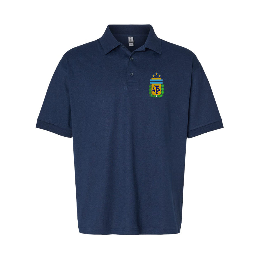 Men's Argentina National Soccer Team Dry Blend Polo
