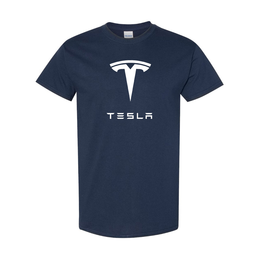 Youth Kids Tesla Motorsports Car Cotton T-Shirt