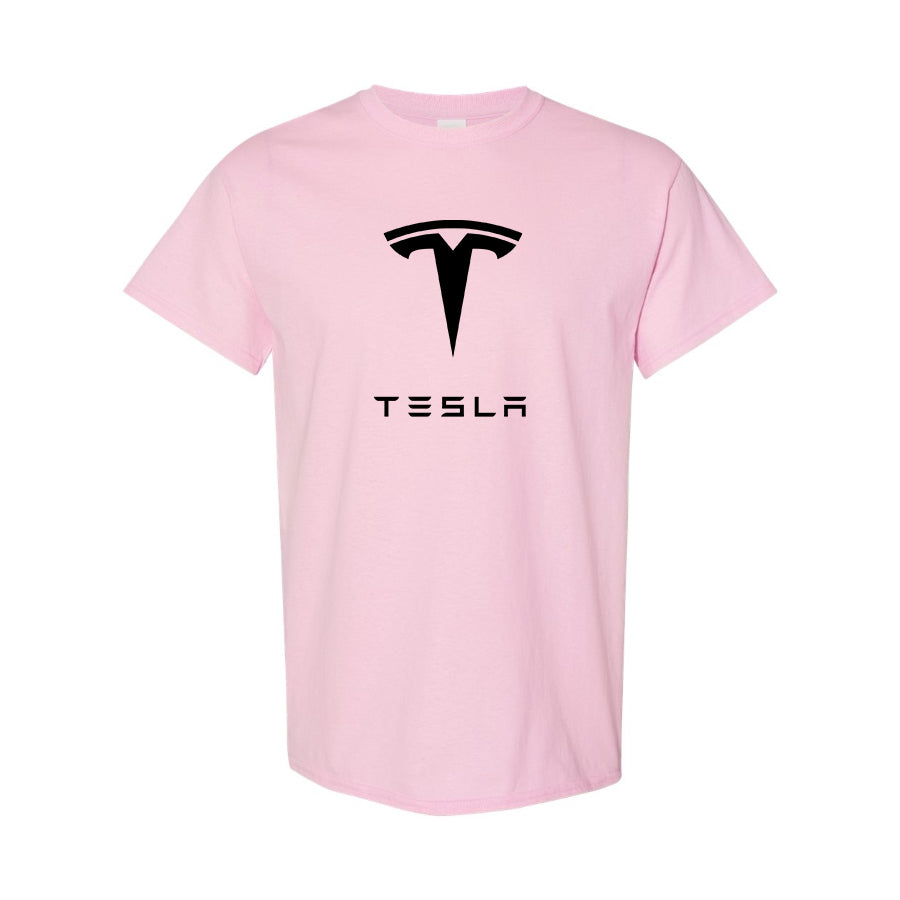Youth Kids Tesla Motorsports Car Cotton T-Shirt
