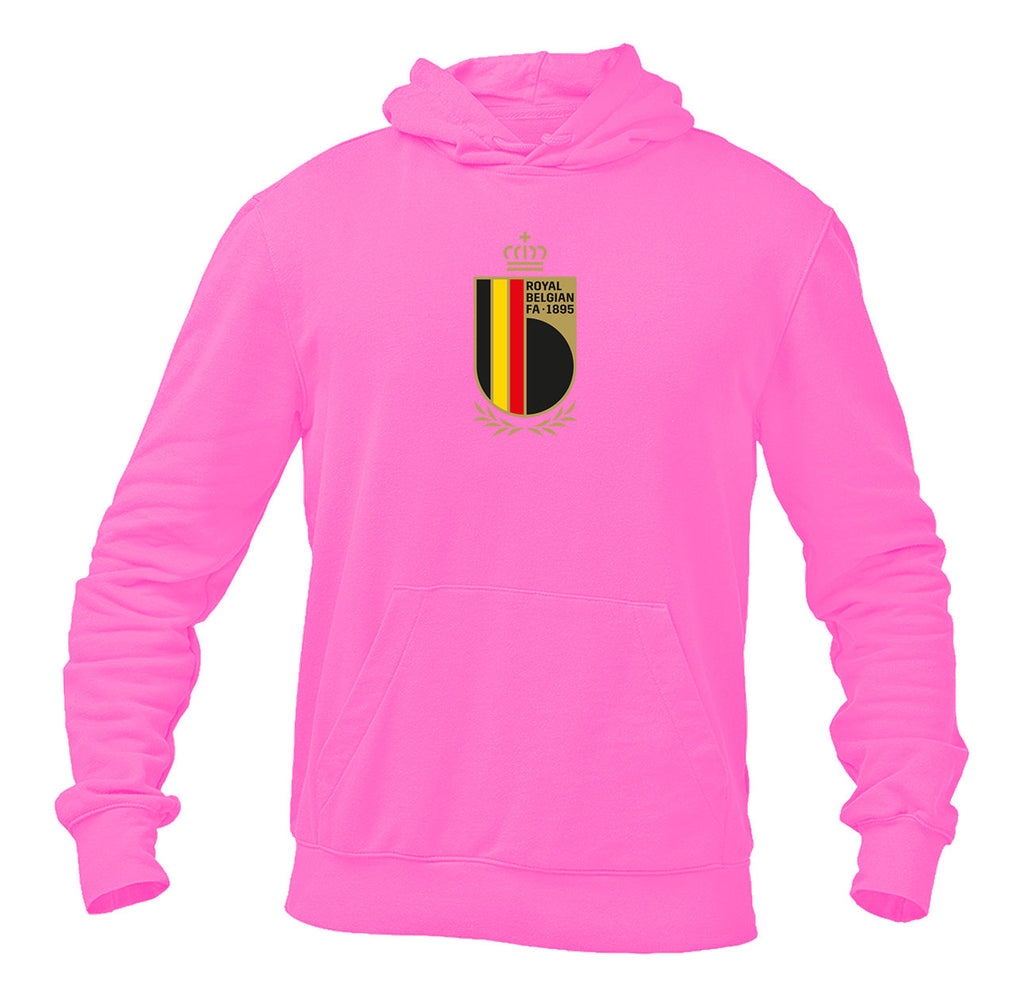 Men's Belgium National Soccer Team Pullover Hoodie