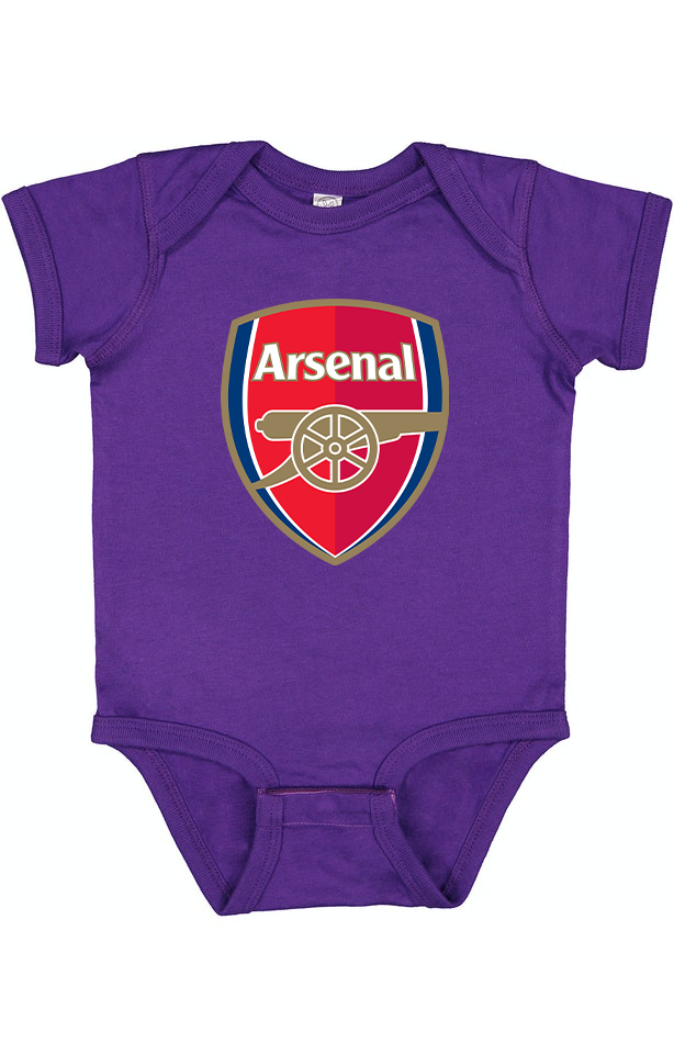 Baby Arsenal Soccer Romper Onesie