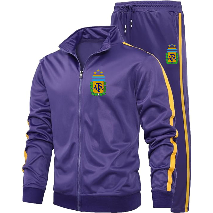 Men's Argentina National Soccer Team Logo Dri-Fit TrackSuit