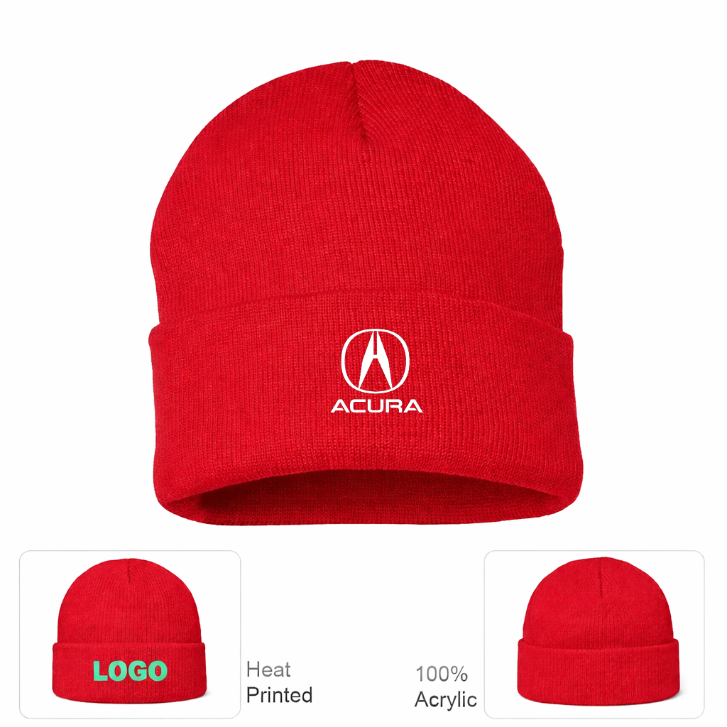 Acura Car Cuffed Beanie Hat