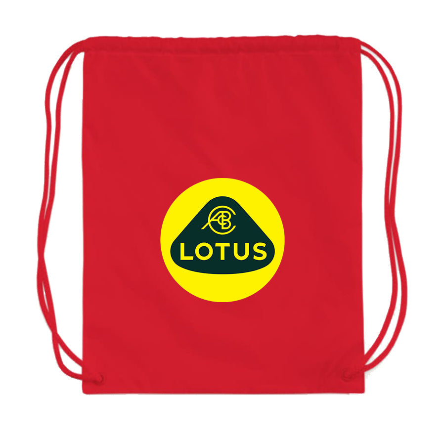 Lotus Car Drawstring Bag