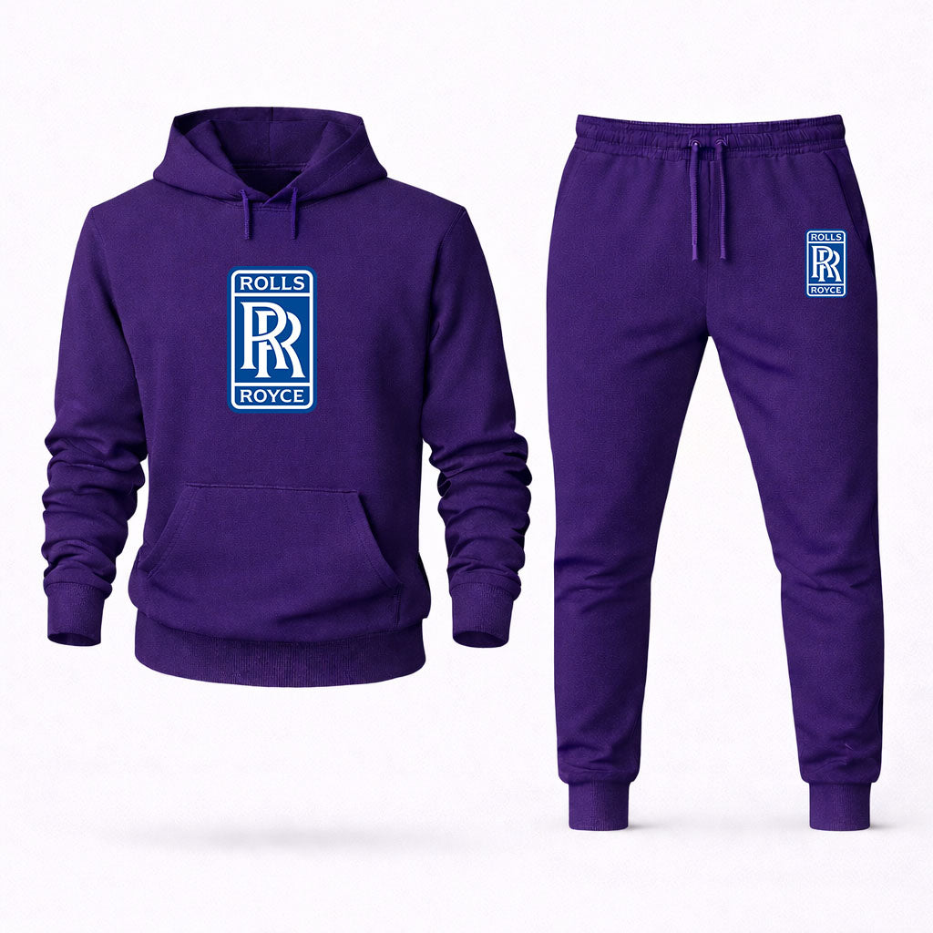 Men’s Rolls Royce Car Hoodie Joggers Set