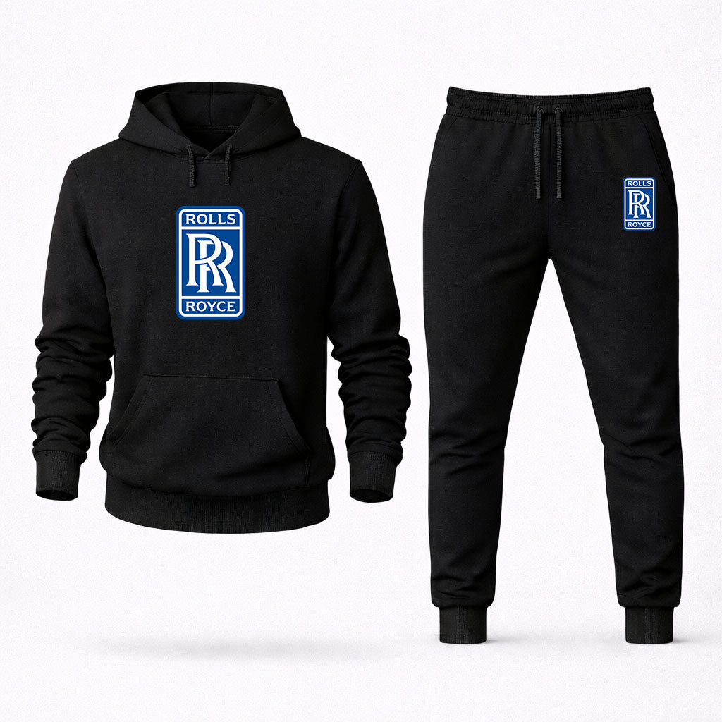 Men’s Rolls Royce Car Hoodie Joggers Set