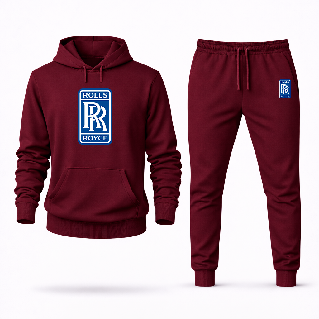 Men’s Rolls Royce Car Hoodie Joggers Set