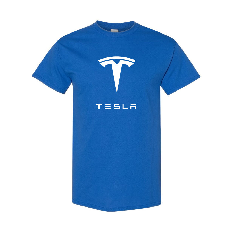 Youth Kids Tesla Motorsports Car Cotton T-Shirt
