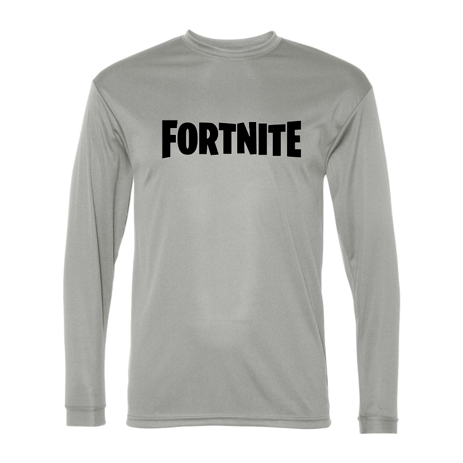 Men’s Fortnite Battle Royale Game-  Polyester Long Sleeve T-Shirt