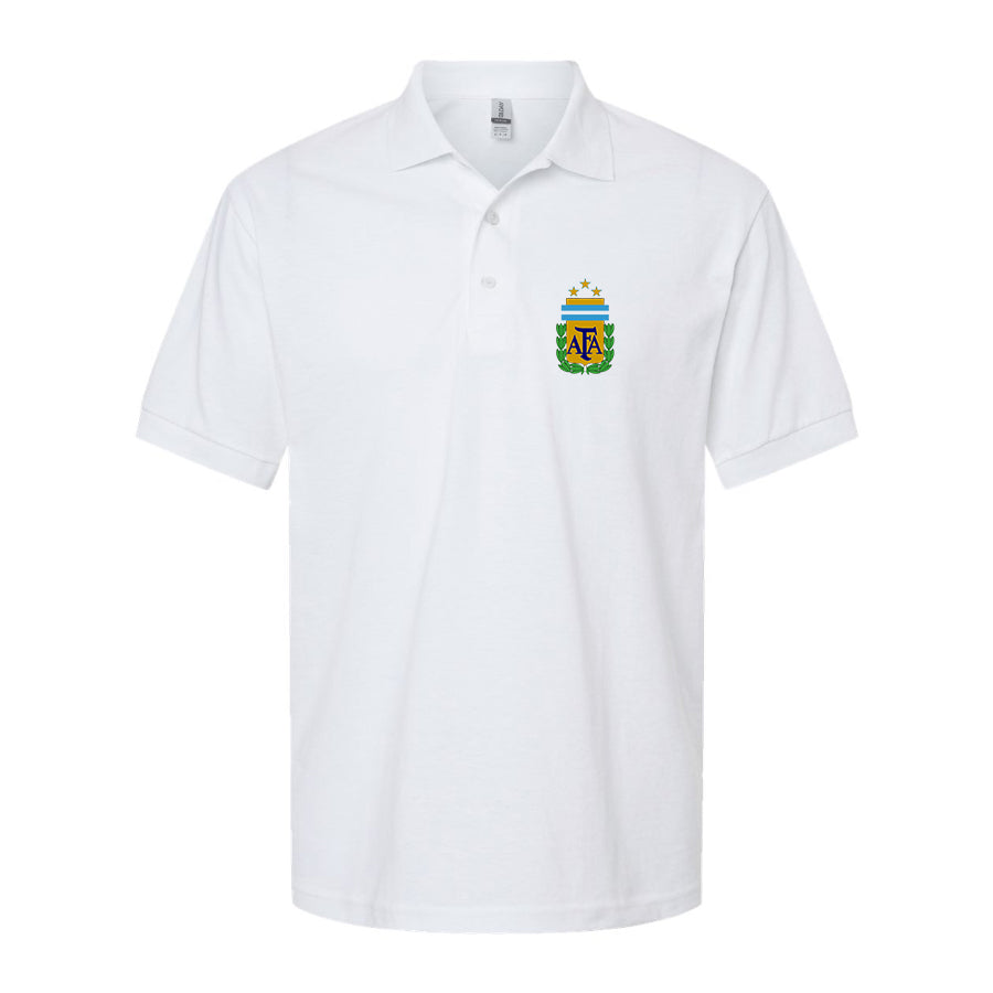 Men's Argentina National Soccer Team Dry Blend Polo