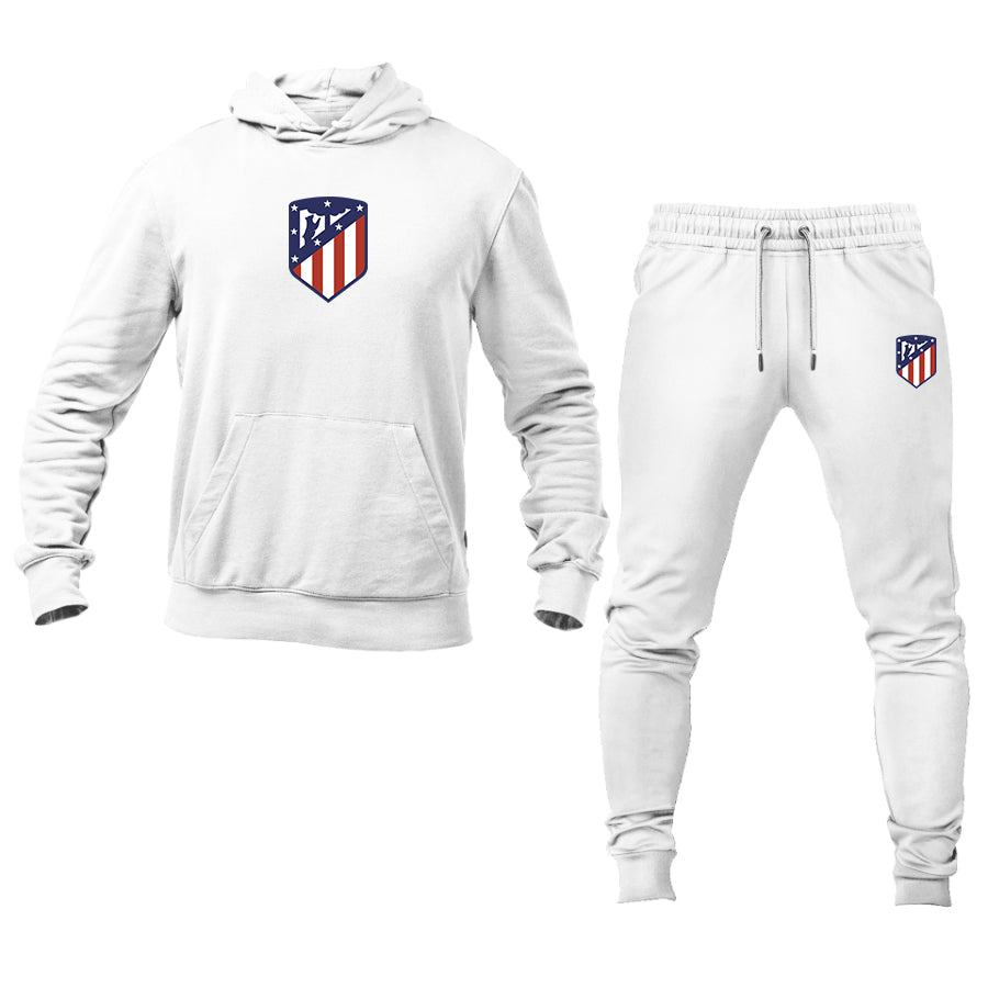 Men's Atletico Madrid FC Logo Hoodie Joggers Set