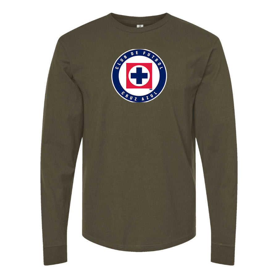 Men's Cruz Azul Football Club Long Sleeve T-Shirt