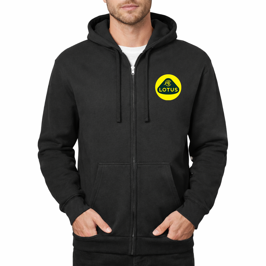 Men’s Lotus Car Zipper Hoodie