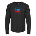Men's Chevron Gas Station  Long Sleeve T-Shirt