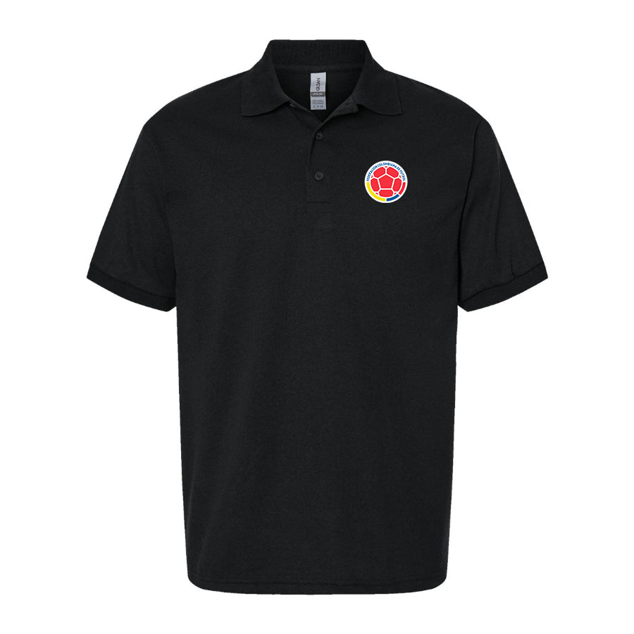 Men's Colombia National Soccer Team Dry Blend Polo
