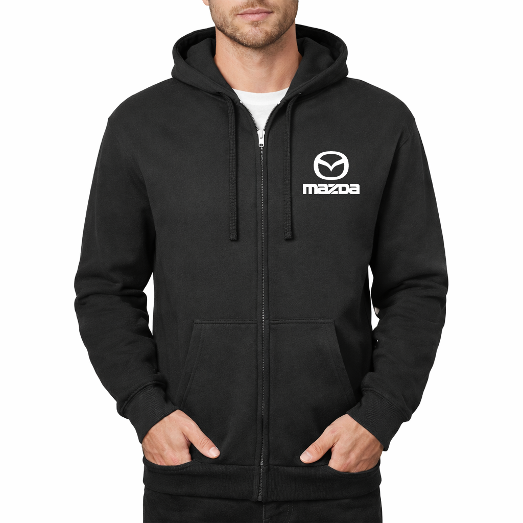 Men’s Mazda Car Zipper Hoodie