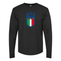 Men's Italy National Soccer Long Sleeve T-Shirt