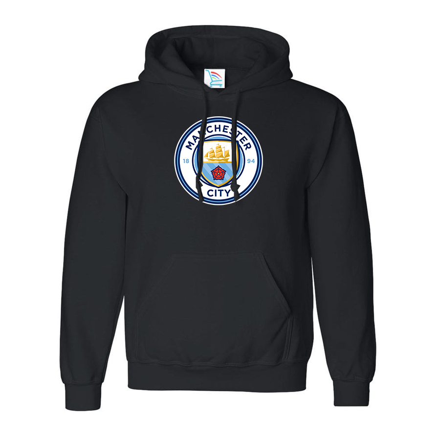 Men's Manchester City Soccer Pullover Hoodie
