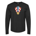 Men's Croatia National Soccer Team Long Sleeve T-Shirt