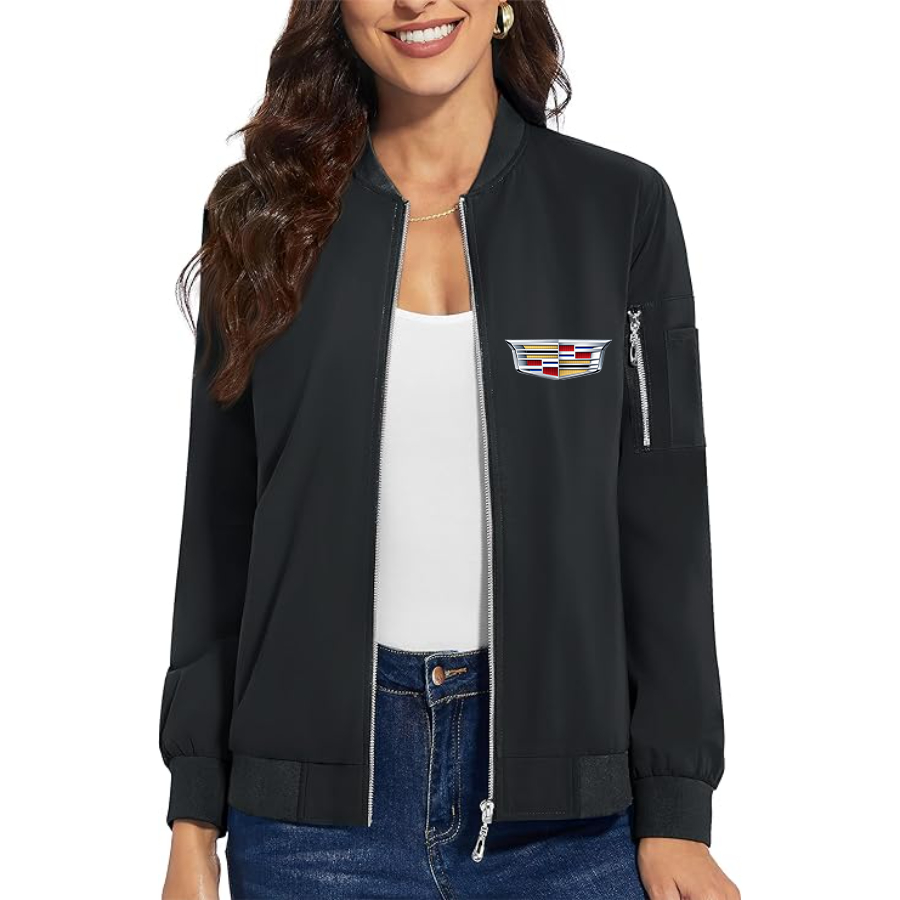 Women's Cadillac Car - Premium Bomber Jacket  Outerwear