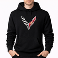 Men's  Chevrolet Corvette Car Pullover Hoodie