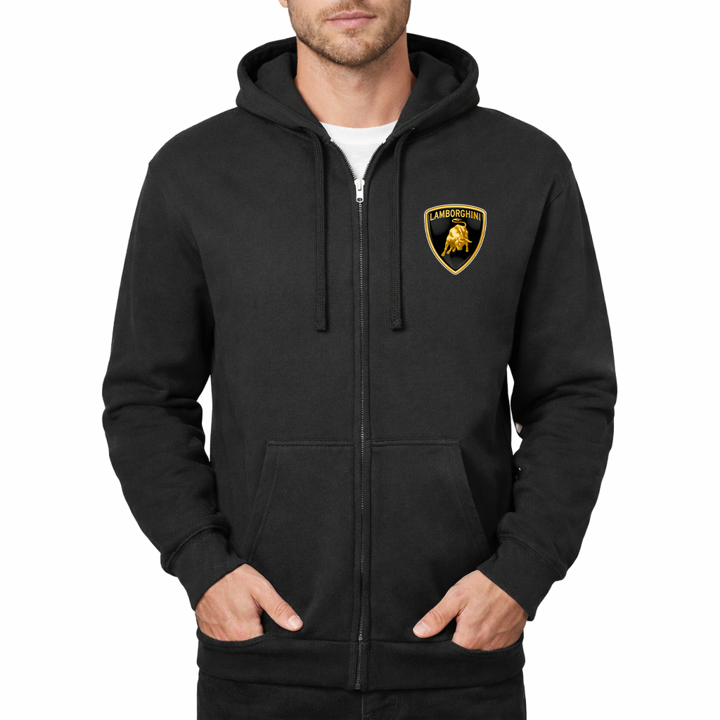 Men’s Lamborghini Car Zipper Hoodie