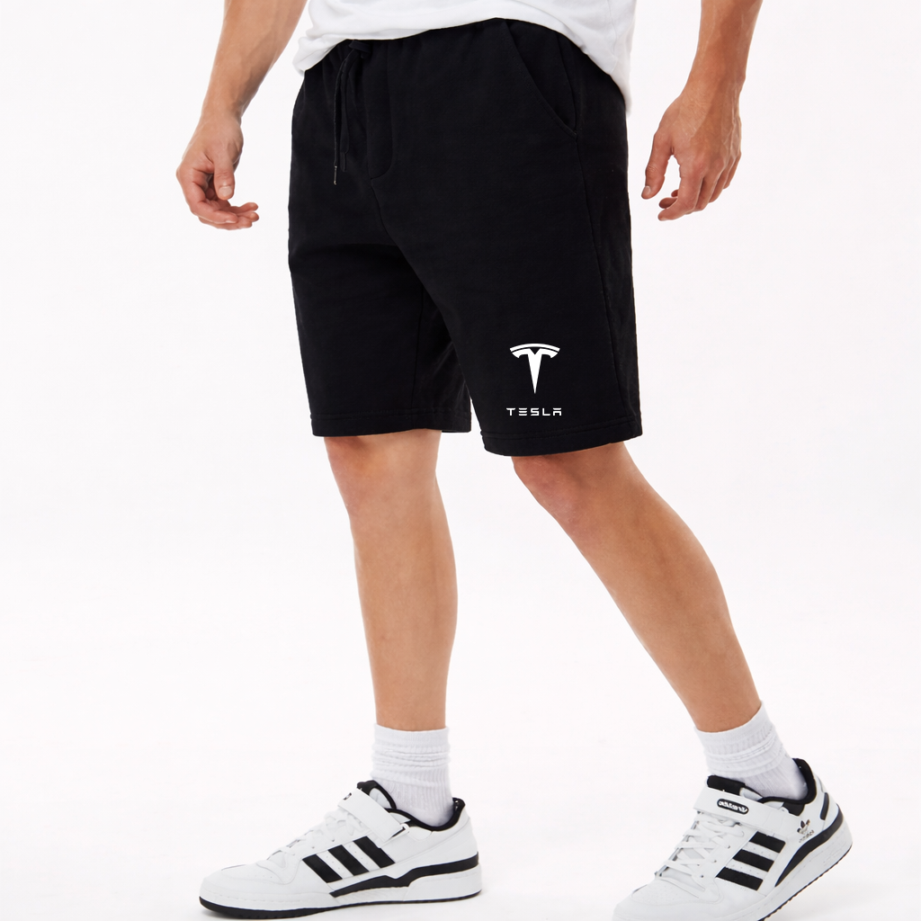 Men’s Tesla Motorsports Car Athletic Fleece Shorts