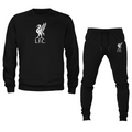 Men's Liverpool L.F.C. Soccer Logo Crewneck Sweatshirt Joggers Suit